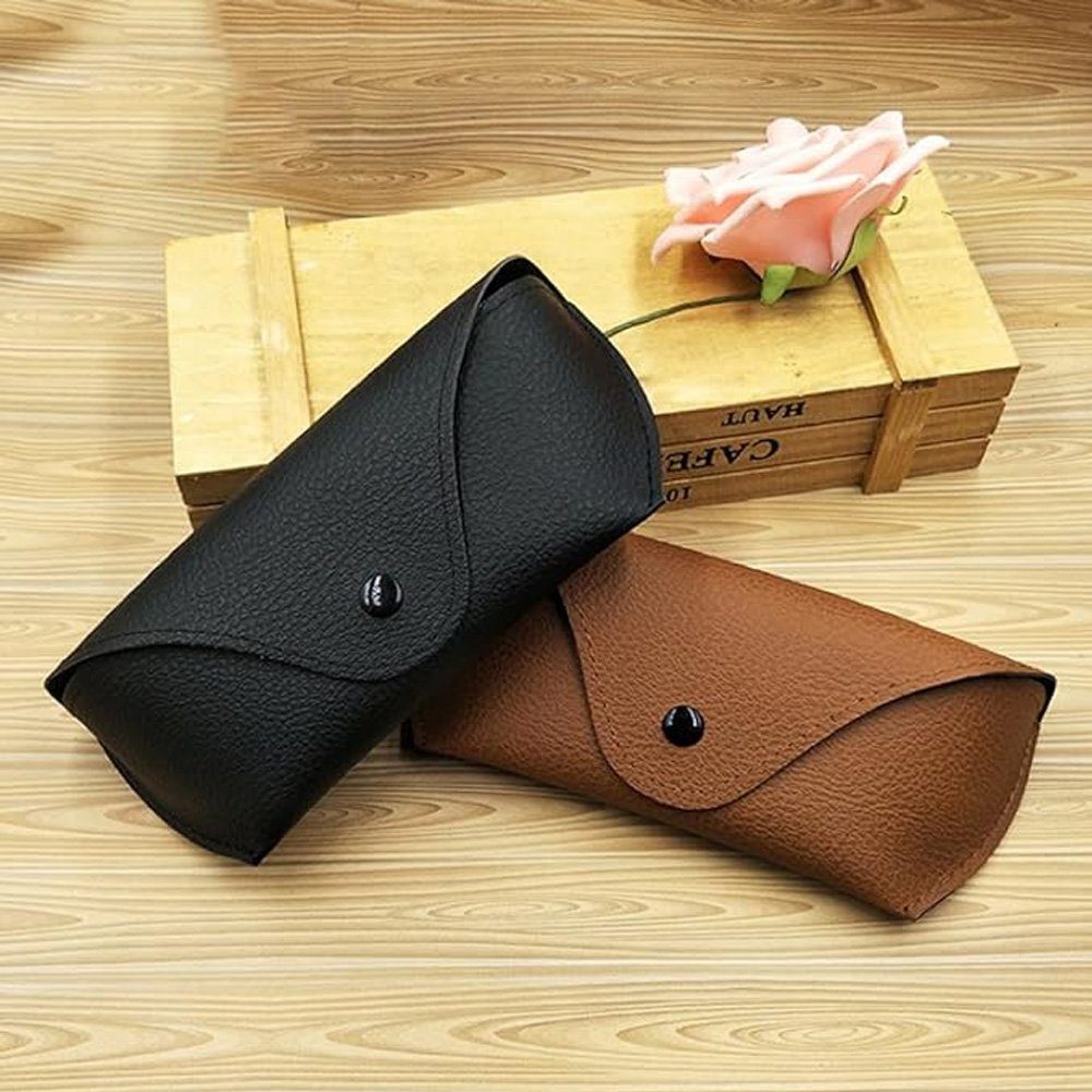 Tian Dee Brillenetui Brillenetui - 2 pcs Leder-Brillenetui, weiches Futter, Brillenetui