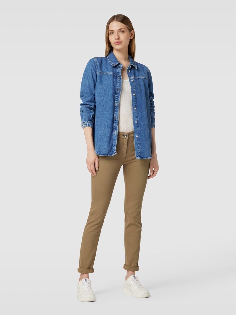 Slim Fit Jeans mit Stretch-Anteil Modell 'TWIGY' in sand