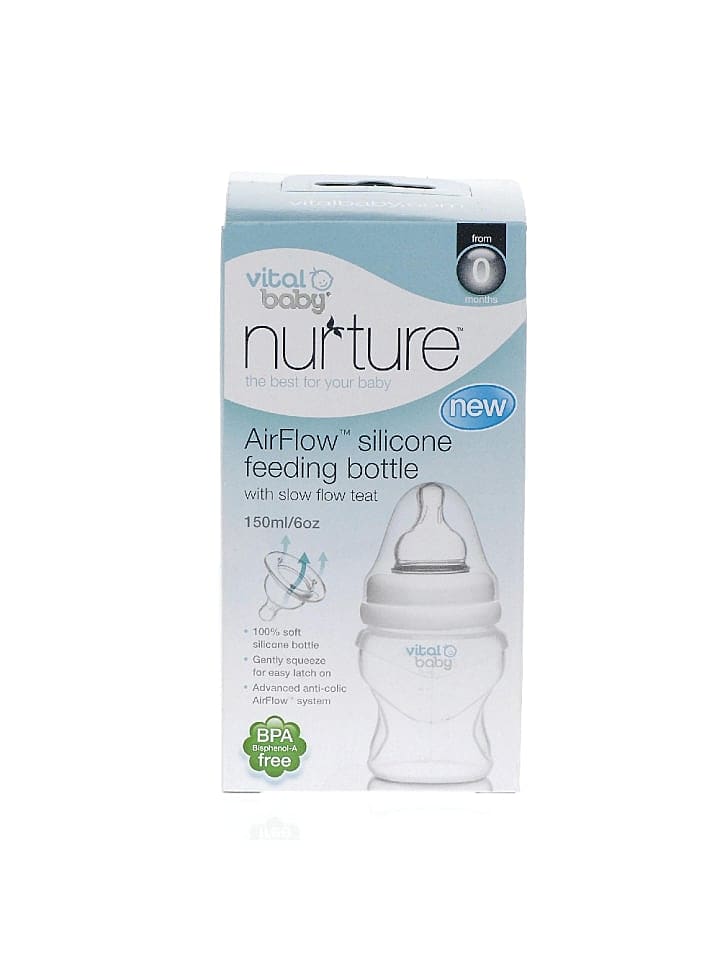 Vital Baby Airflow Weithals Silikon-Flasche 150ml transparent günstig kaufen onesize