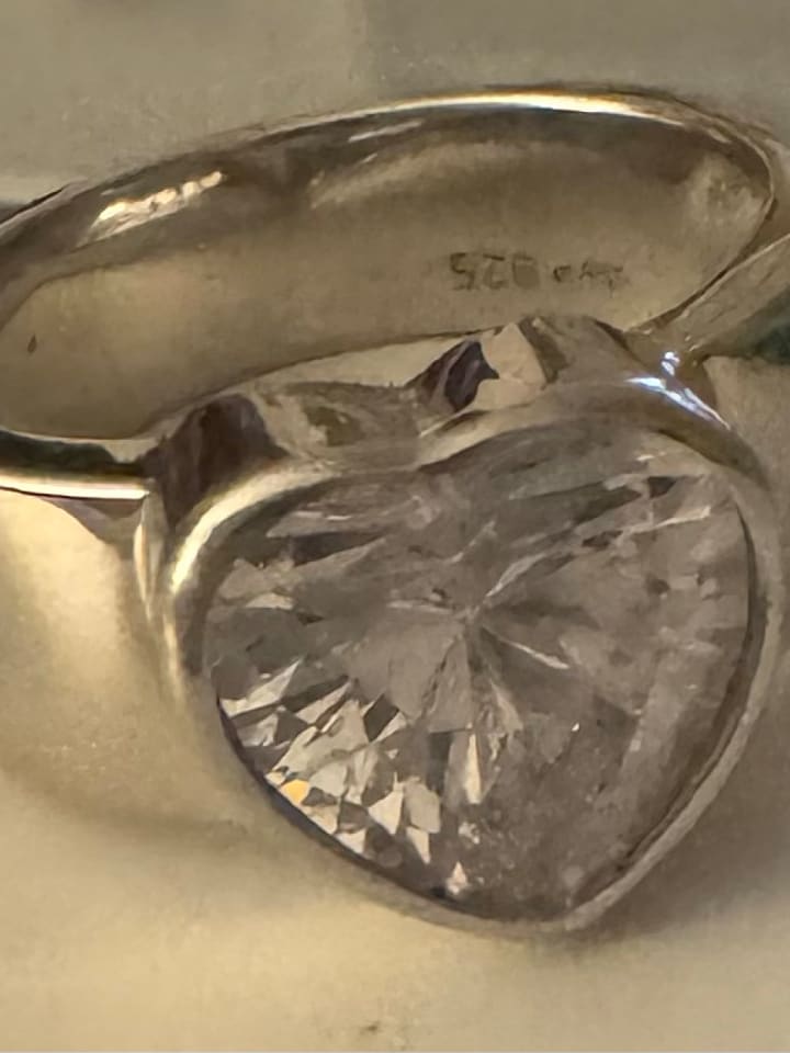 Rafaela Donata Ring Sterling Silber Zirkonia weiß in silber günstig kaufen 56