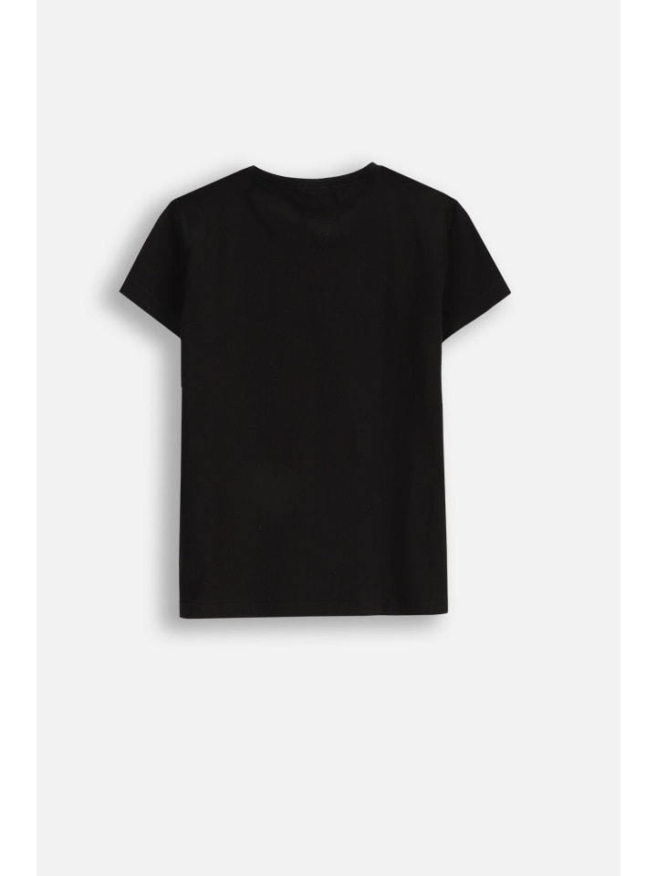 Coccodrillo T-Shirt mit kurzen Ärmeln in schwarz günstig kaufen