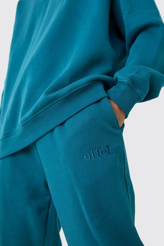 Tall Offcl Oversized Extended Neck Sweatshirt Tracksuit