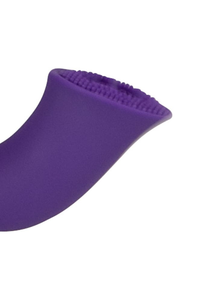 Sweet Smile Stoßvibrator mit Klitorisreizer Thrusting & Rotating Pearl Vibrator in lila günstig kaufen 24 cm
