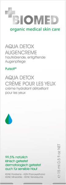 Biomed Aqua Detox Eye Cream Augencreme