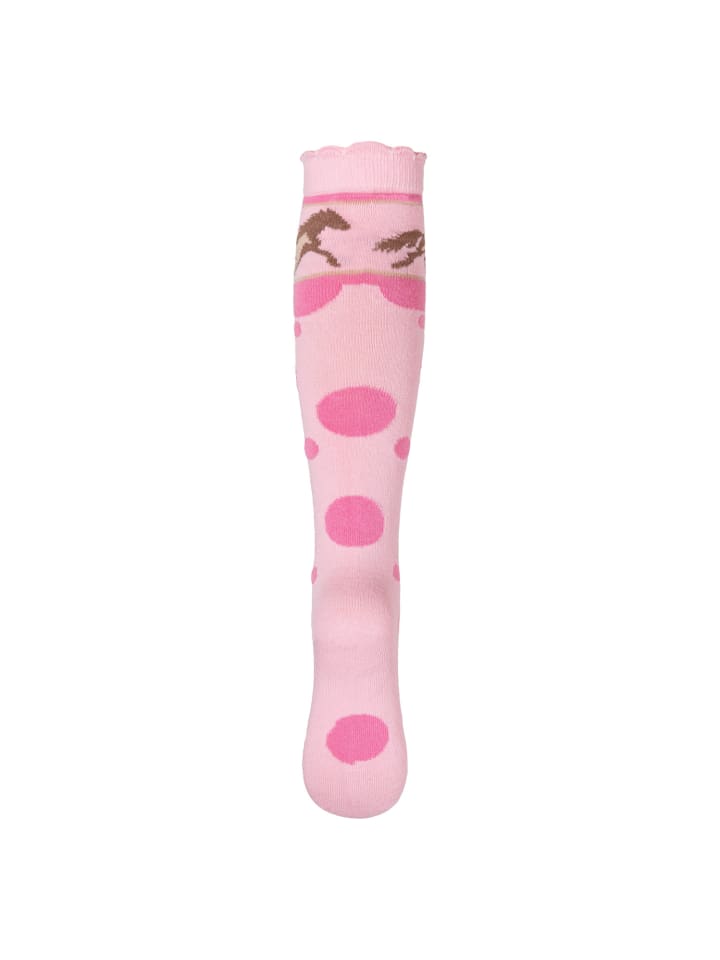 Cotton Prime® Kinder Kniestrümpfe 6 Paar, mit Pferde Motiven in Rosa günstig kaufen