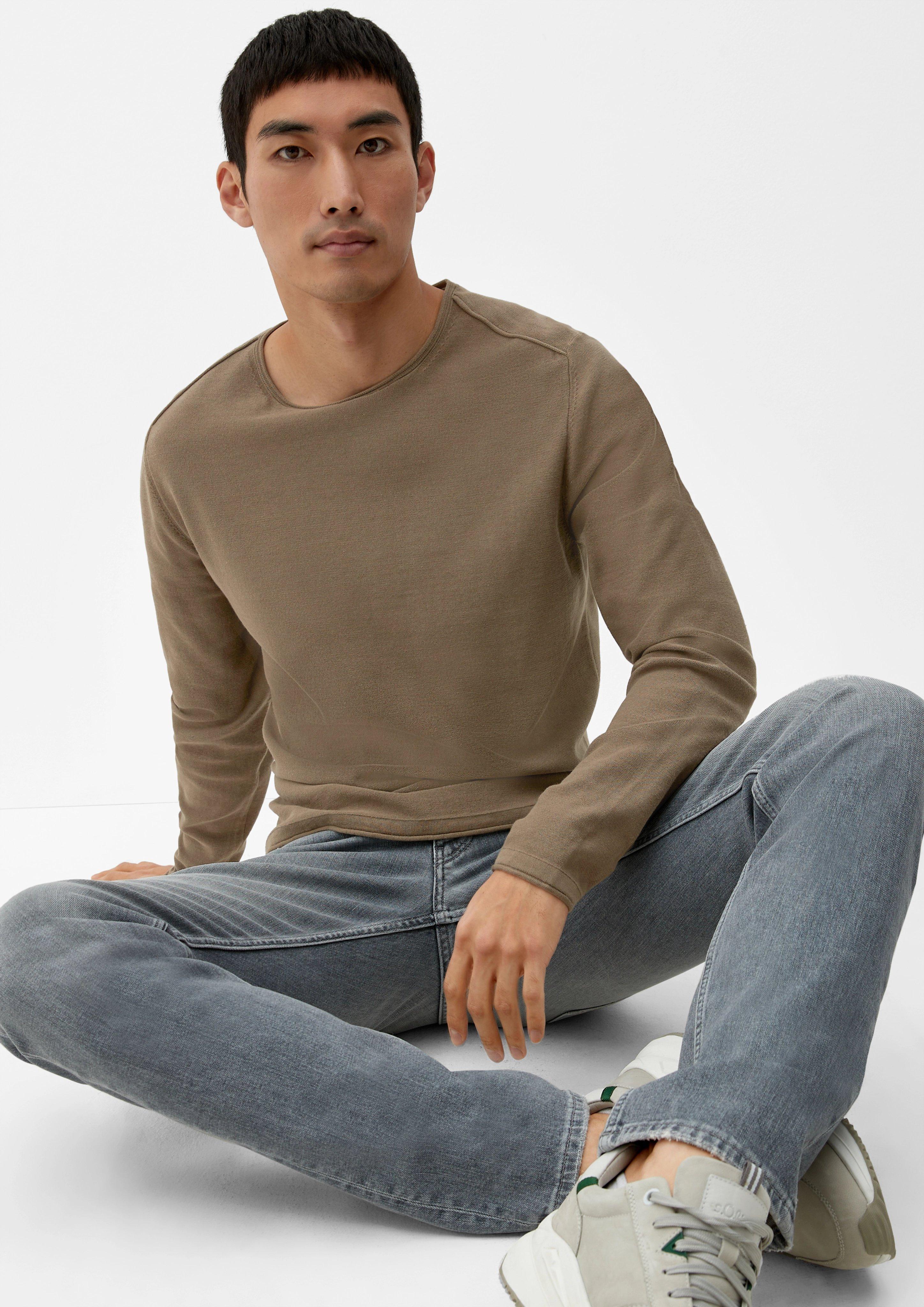 Pullover mit Rollsaumblende  2124525-8613