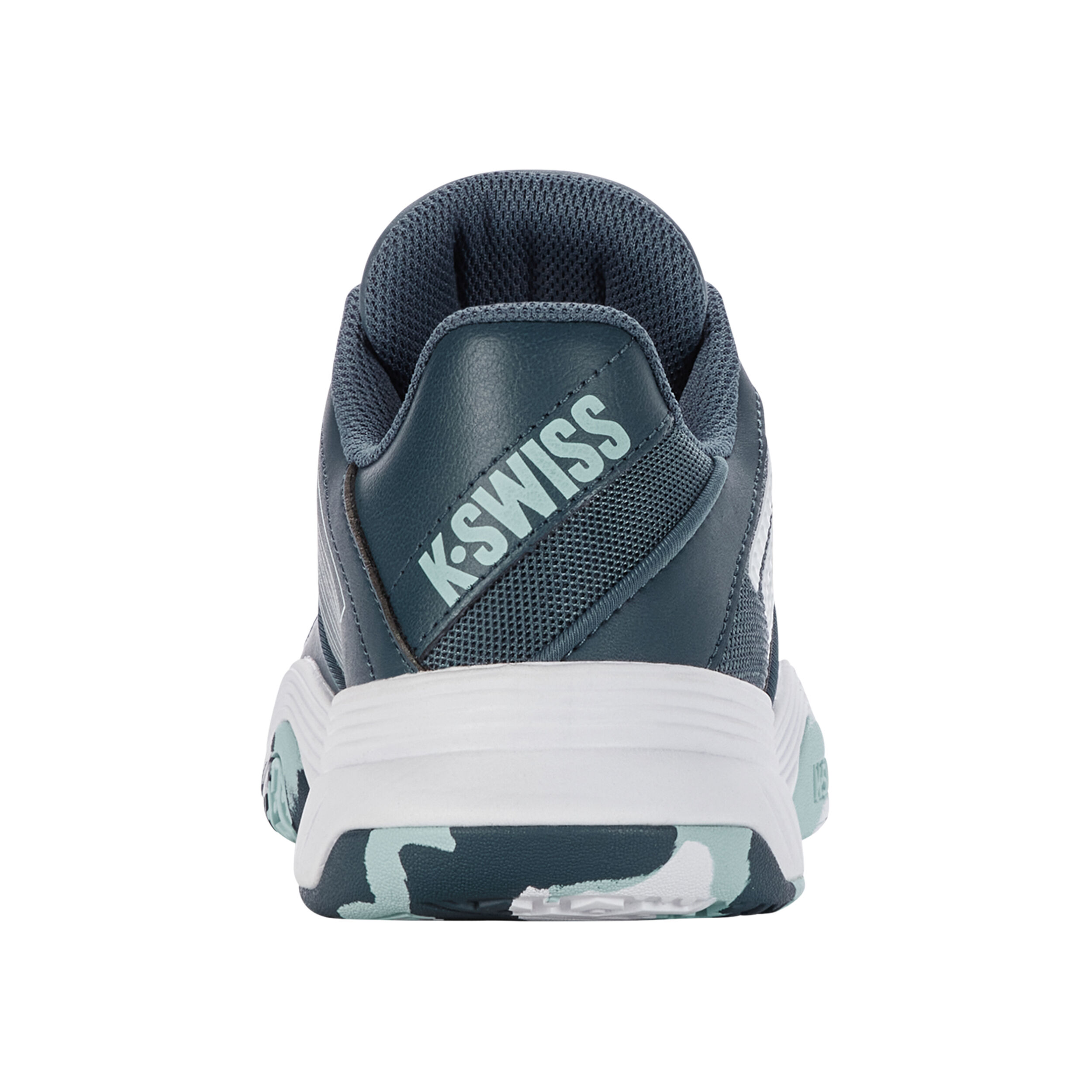 Court Express Omni Allcourtschuh Kinder - Petrol, Weiß
