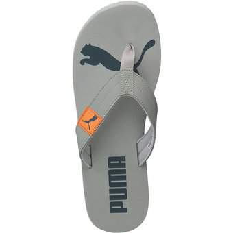 PUMA Cozy Flip Slides in grau