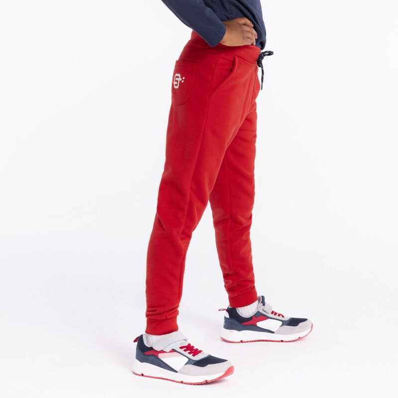 Pantalon de jogging en molleton rouge garçon