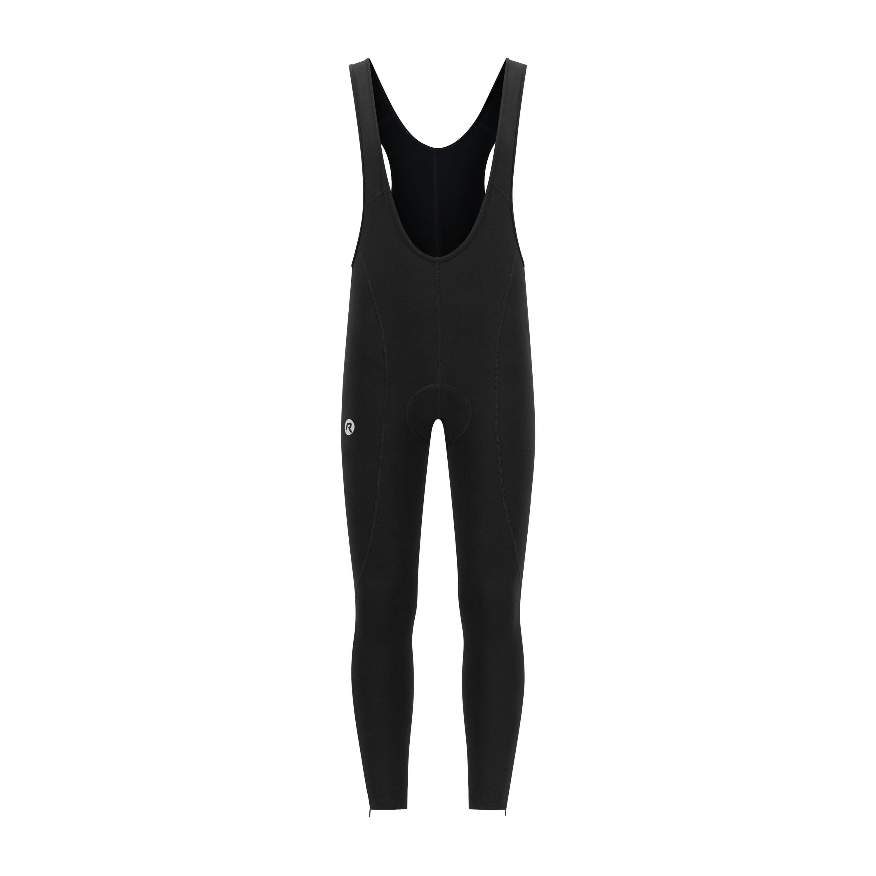 Rogelli Core Black Herren lange Radhose mit Träger