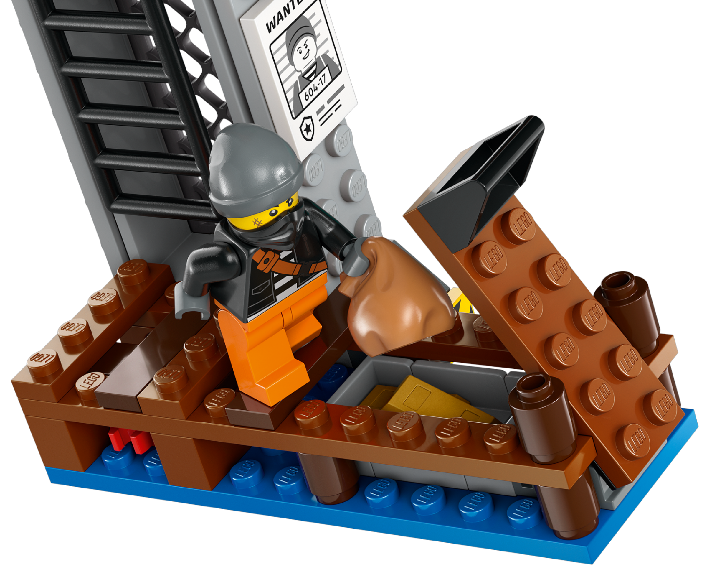 Polizeischnellboot und Ganovenversteck 60417