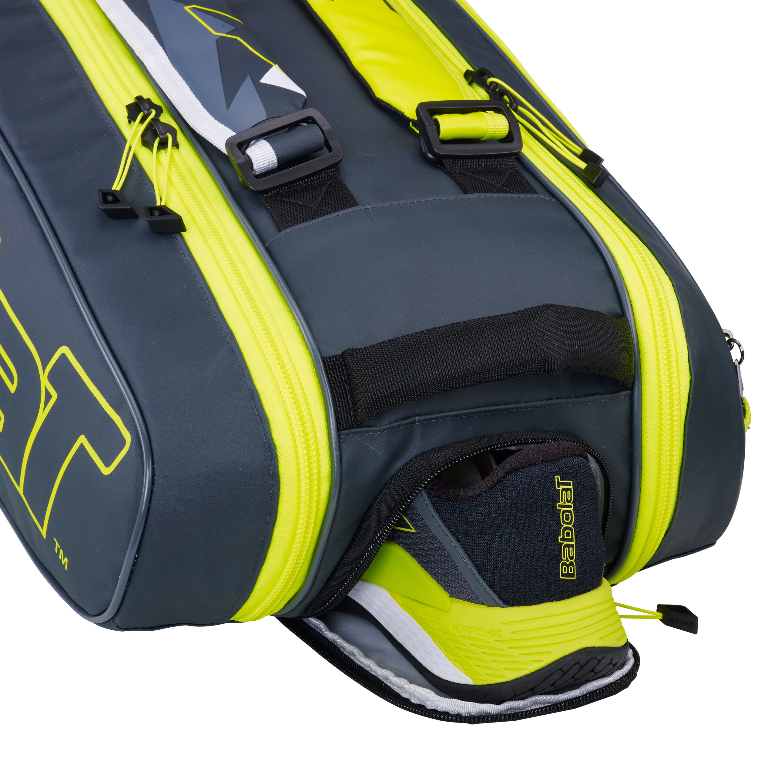 Pure Aero RH X 6 Schlägertasche - Anthrazit, Gelb