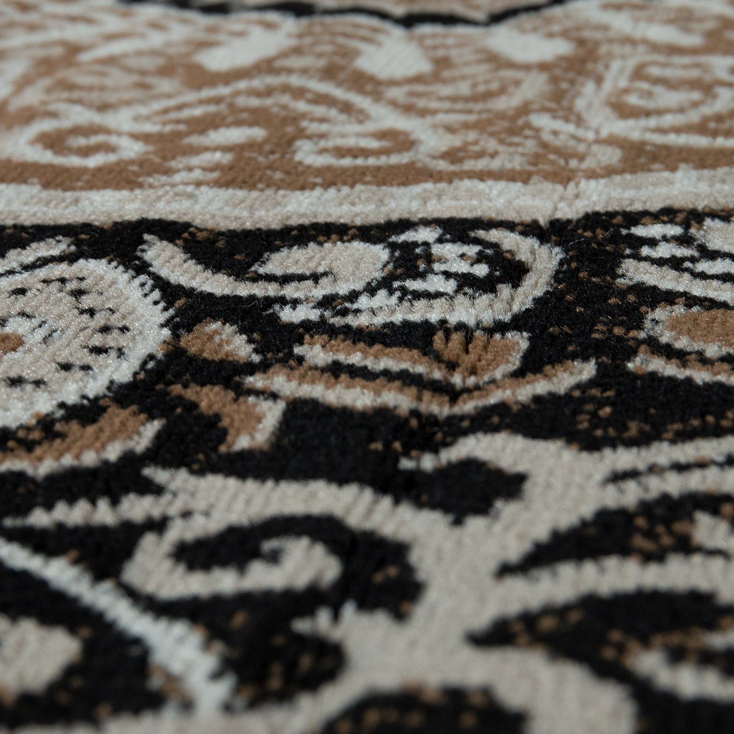 Teppich Kurzflor Wohnzimmer Teppich Vintage Mandala Muster, TT Home, rechteckig, Höhe: 13 mm