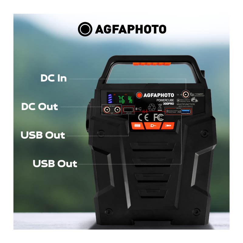 AgfaPhoto PPS 300 Tragbare Powerstation