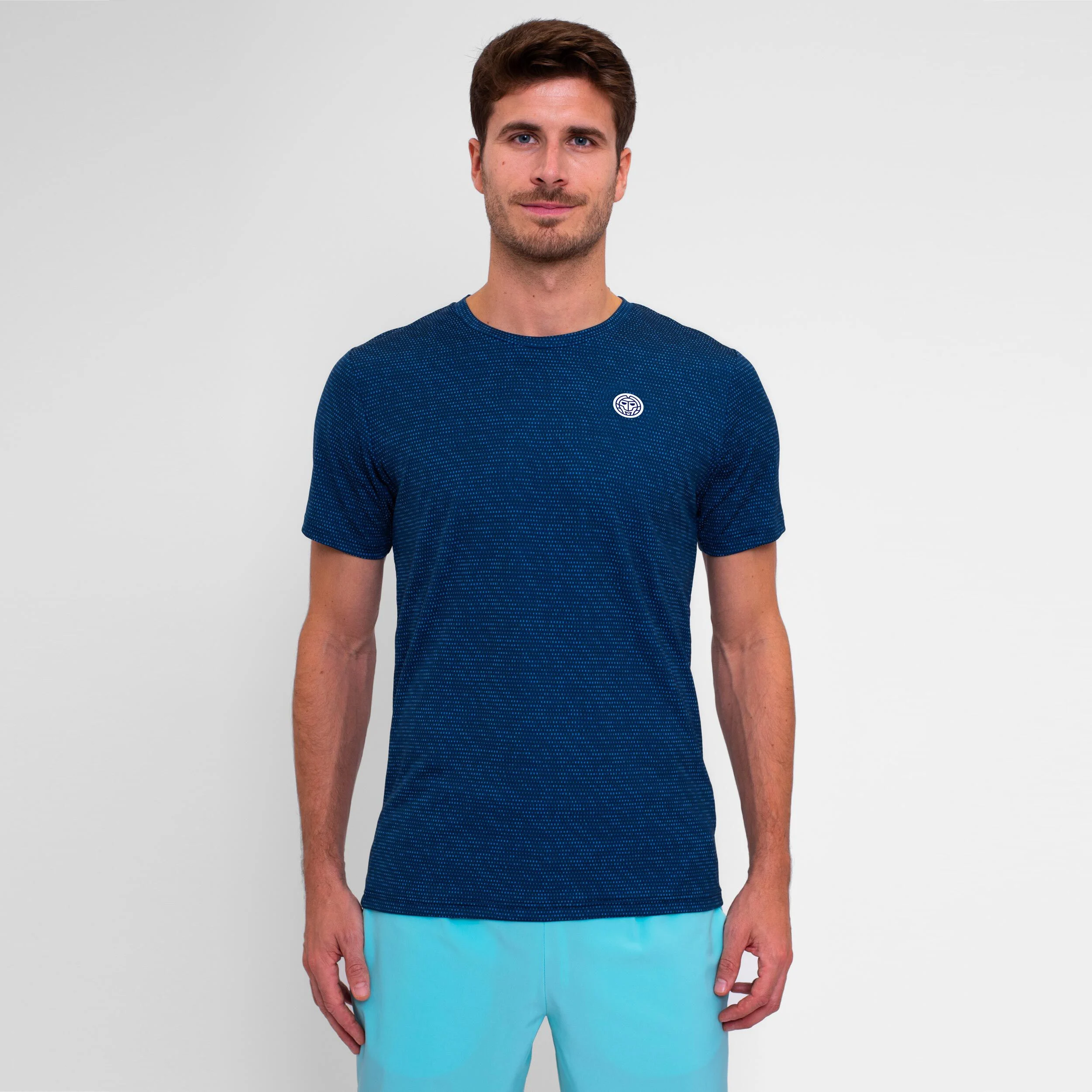 Twiggy Crew Two Colored T-Shirt Herren - Dunkelblau