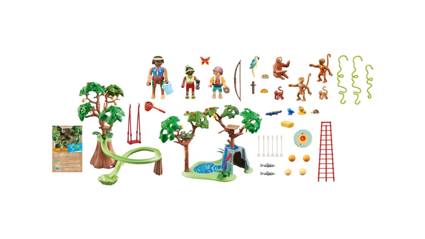 PLAYMOBIL 71142 WILTOPIA - Tropischer Dschungel-Spielplatz