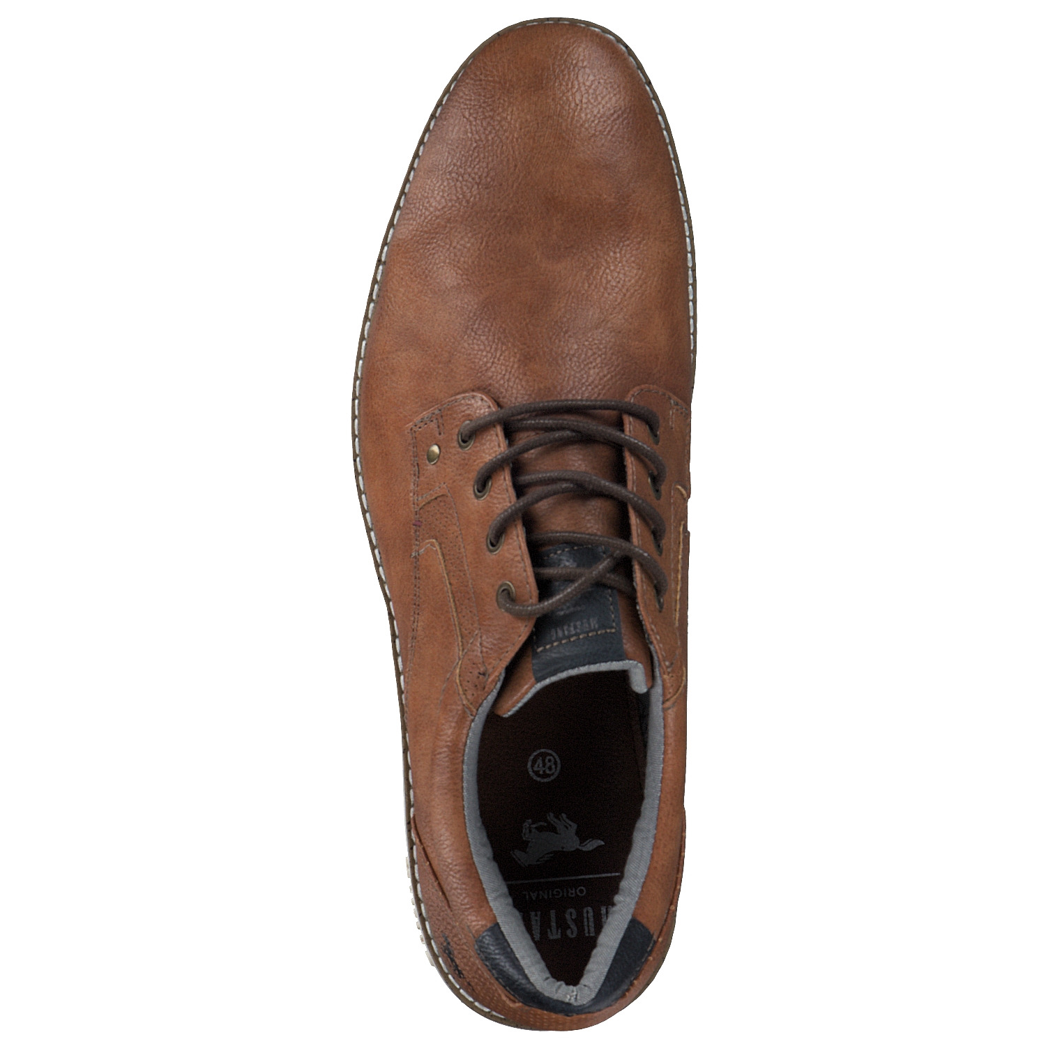 Mustang 4150311, Sportliche Halbschuhe, Herren, cognac