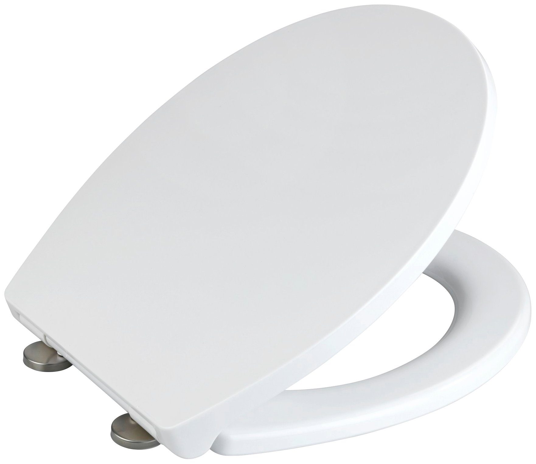 WENKO WC-Sitz Ostuni (1-St), Thermoplast, belastbar mit 300 kg, mit Absenkautomatik