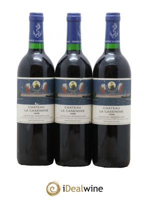 Côtes du Roussillon Cuvée Cdt François Jaubert Ch. La Casenove 1998 - Lot de 3 Bouteilles