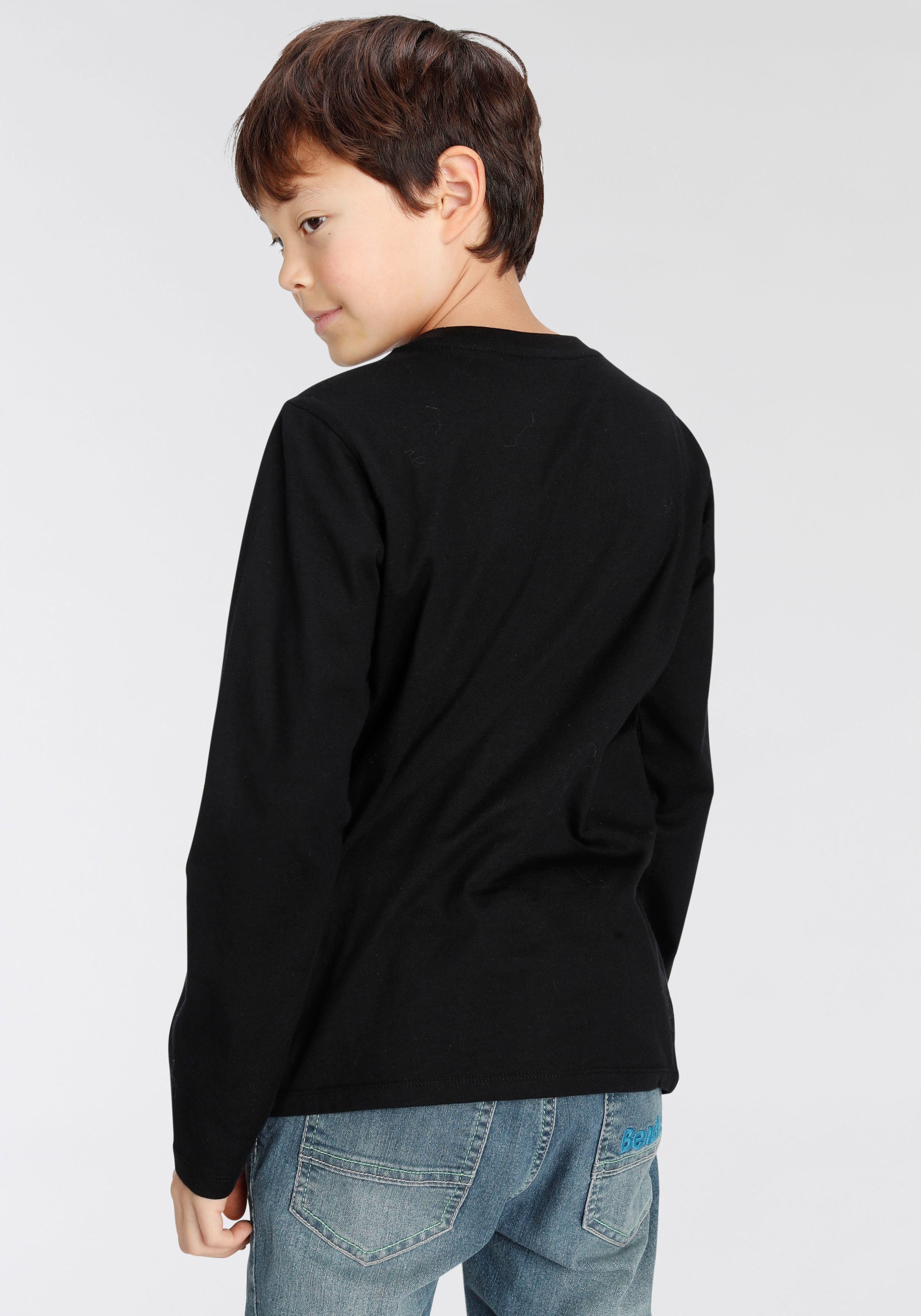 Bench. Langarmshirt mit Druck im Farbverlauf
