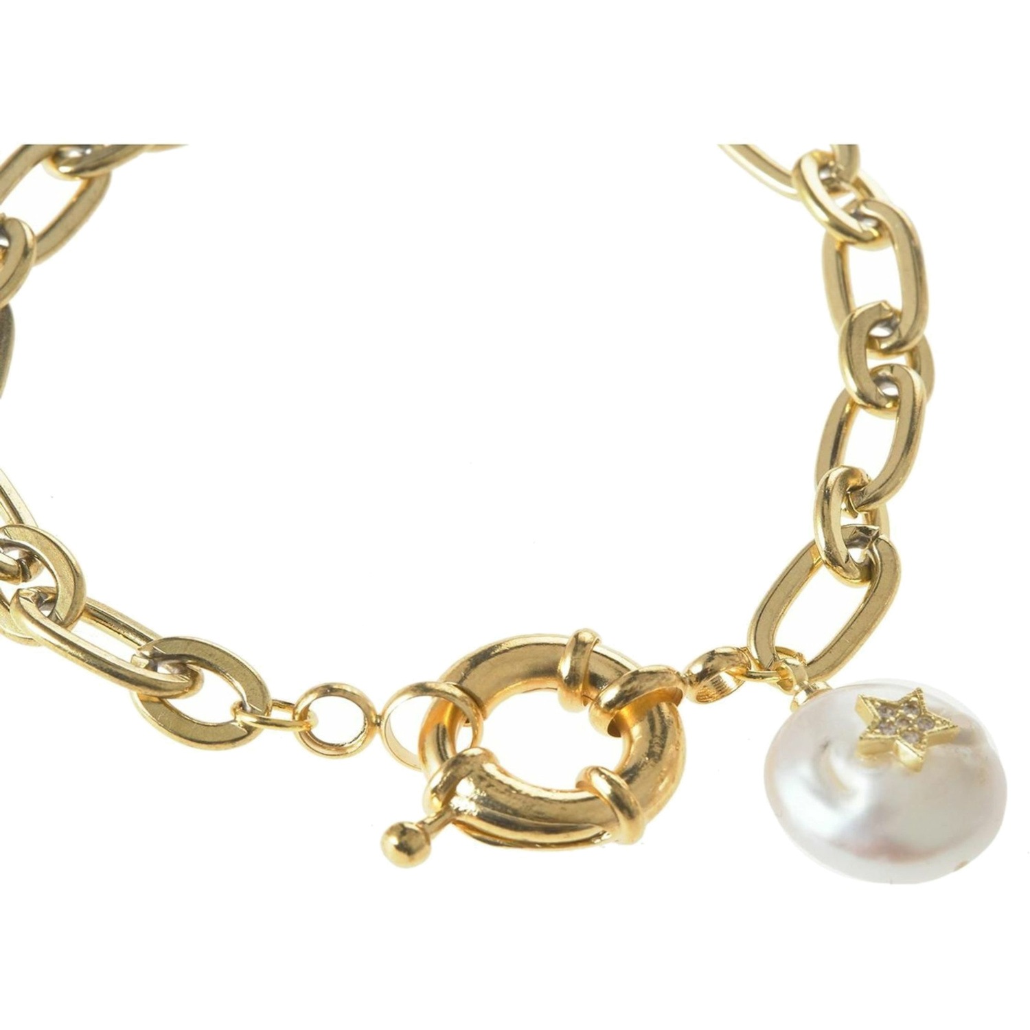 Armband 'Zuchtperle und Stern'