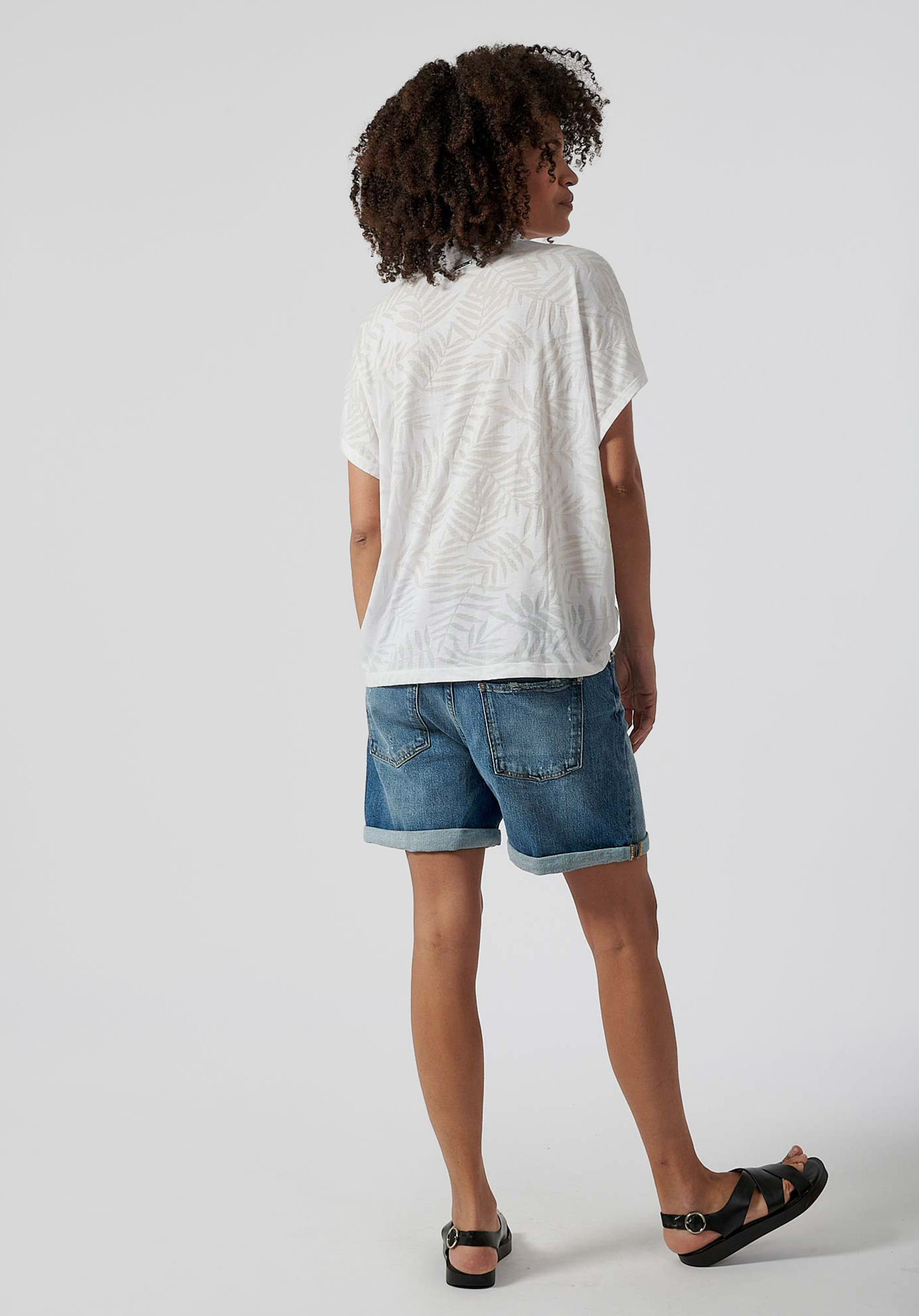 FUR    Polo blanc femme