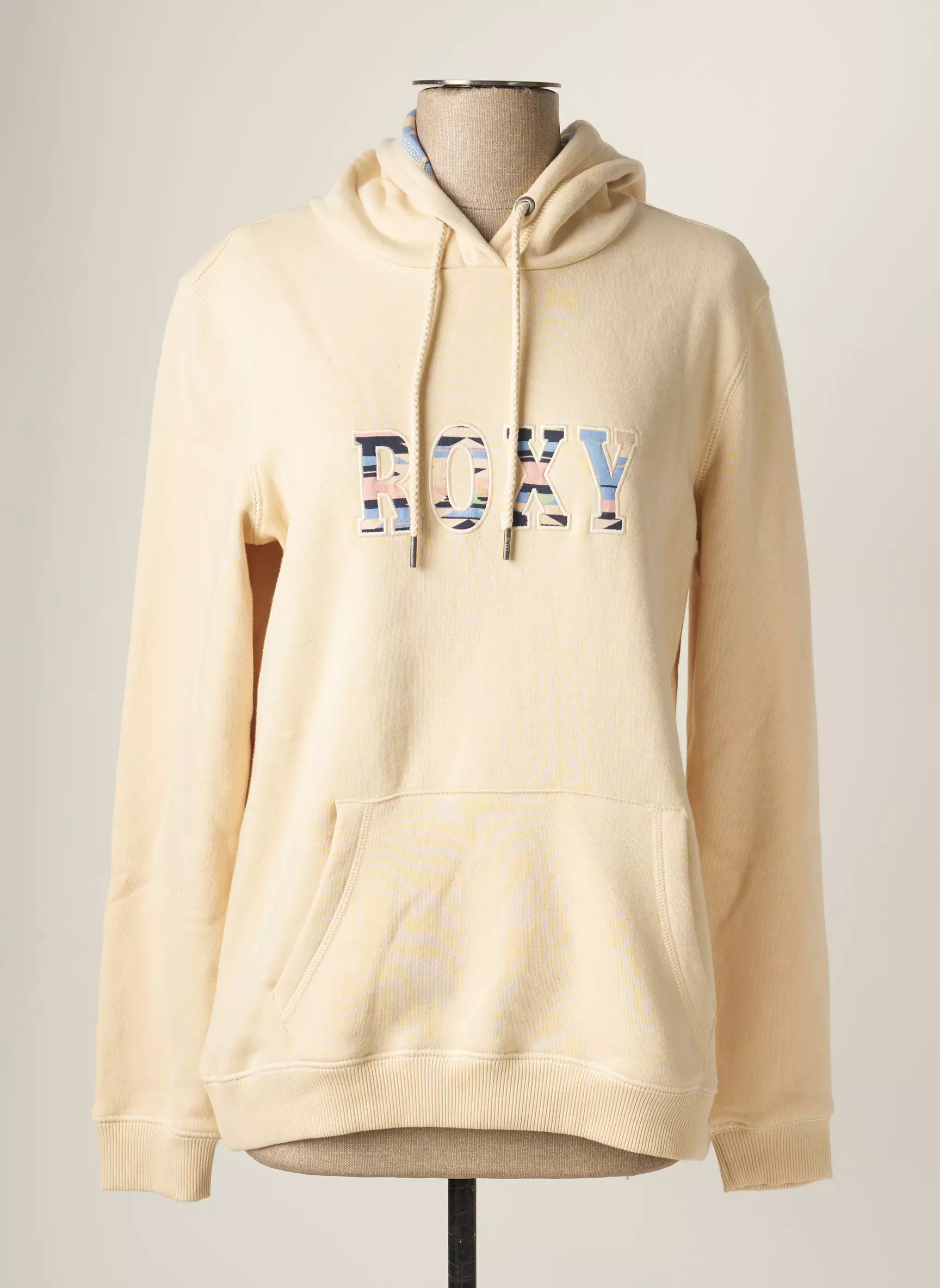 Roxy Sweat Capuche Femme couleur beige
