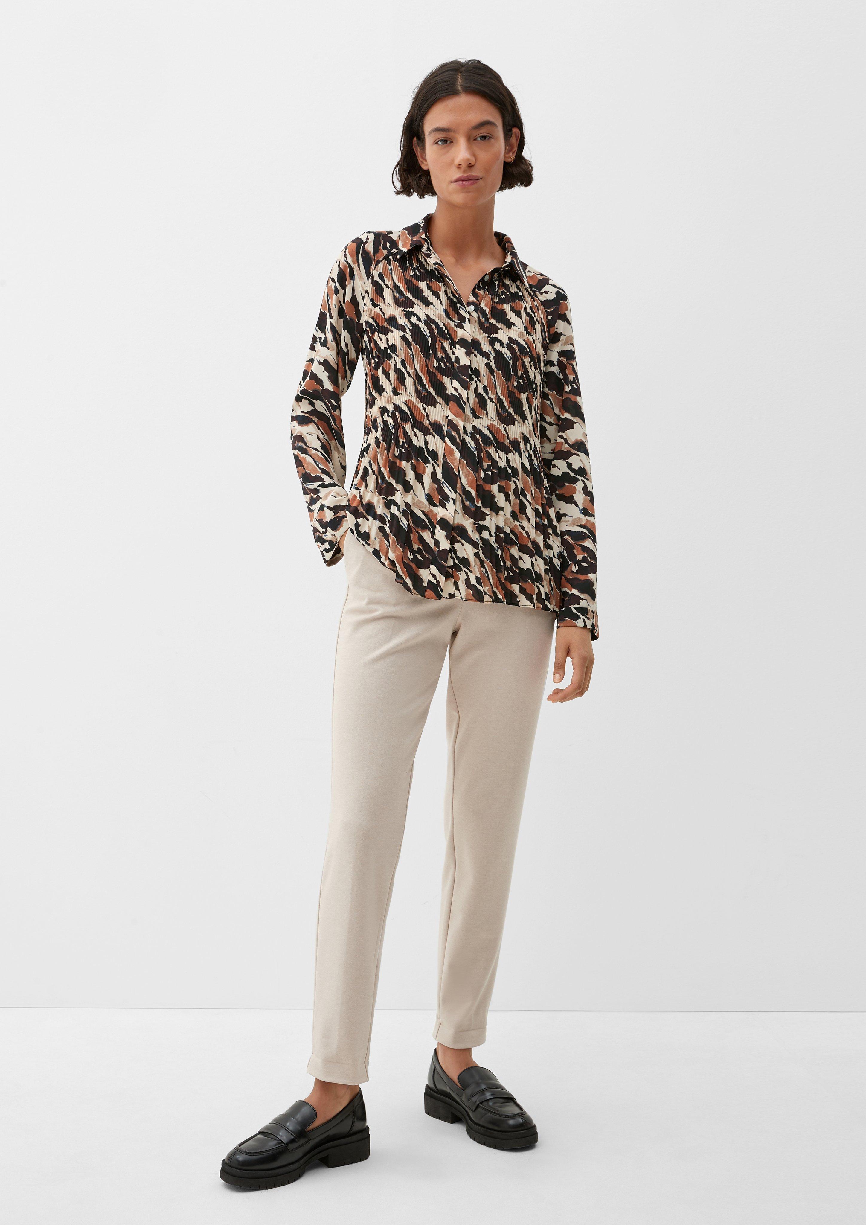 Bluse mit Plissée-Detail  2121941-02A0