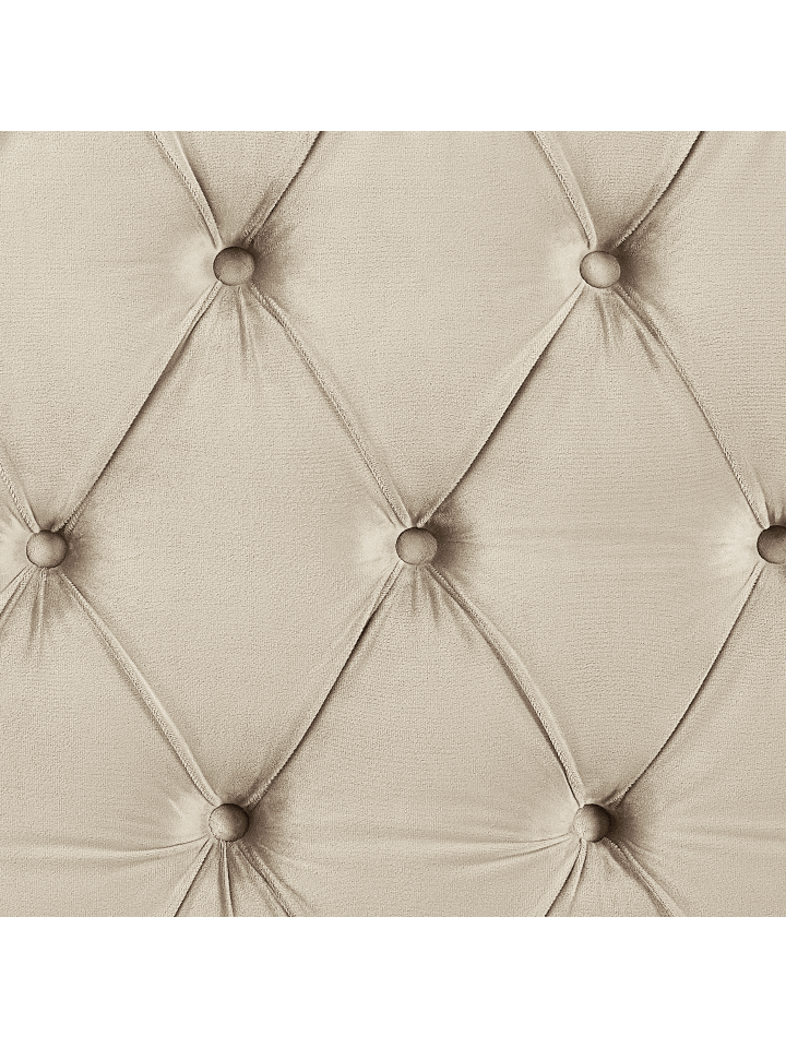 Beliani Doppelbett AYETTE in Beige - (W) 185 x (H) 154 x (L) 215 cm günstig kaufen onesize