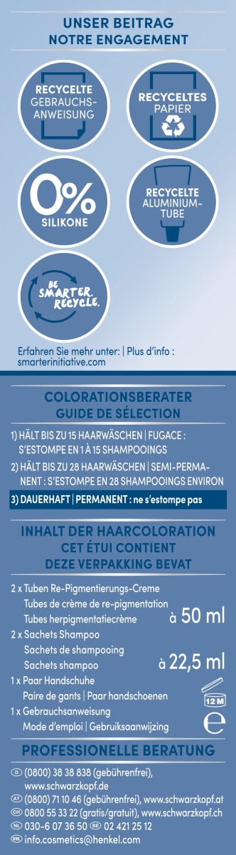 Haarfarbe Männer Dunkel, 1 St