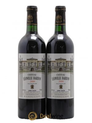 Château Léoville Barton 2ème Grand Cru Classé  2000 - Lot de 2 Bouteilles