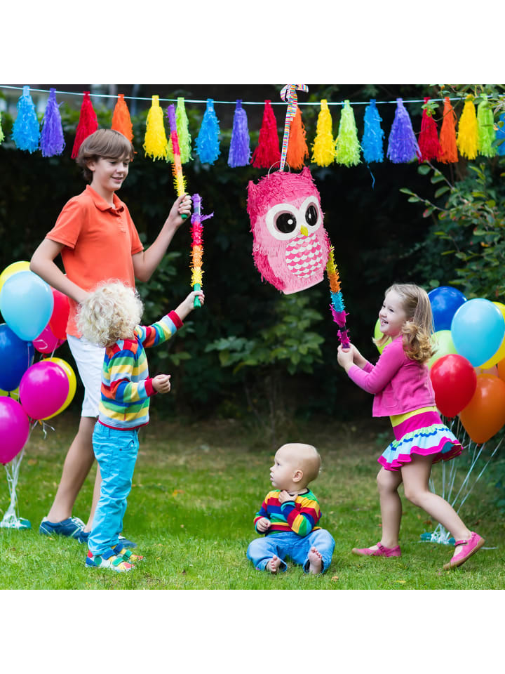 relaxdays Pinata Eule in Pink günstig kaufen onesize