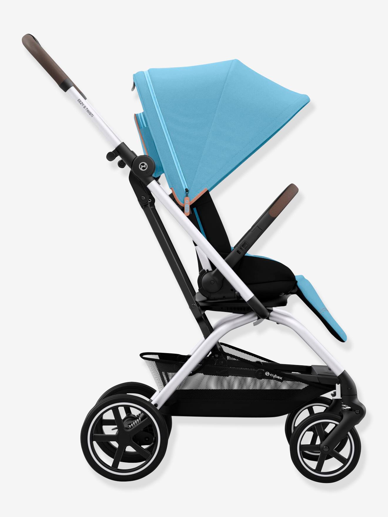 Poussette réversible tout-terrain CYBEX Eezy S Twist+ 2 noir (moon black)