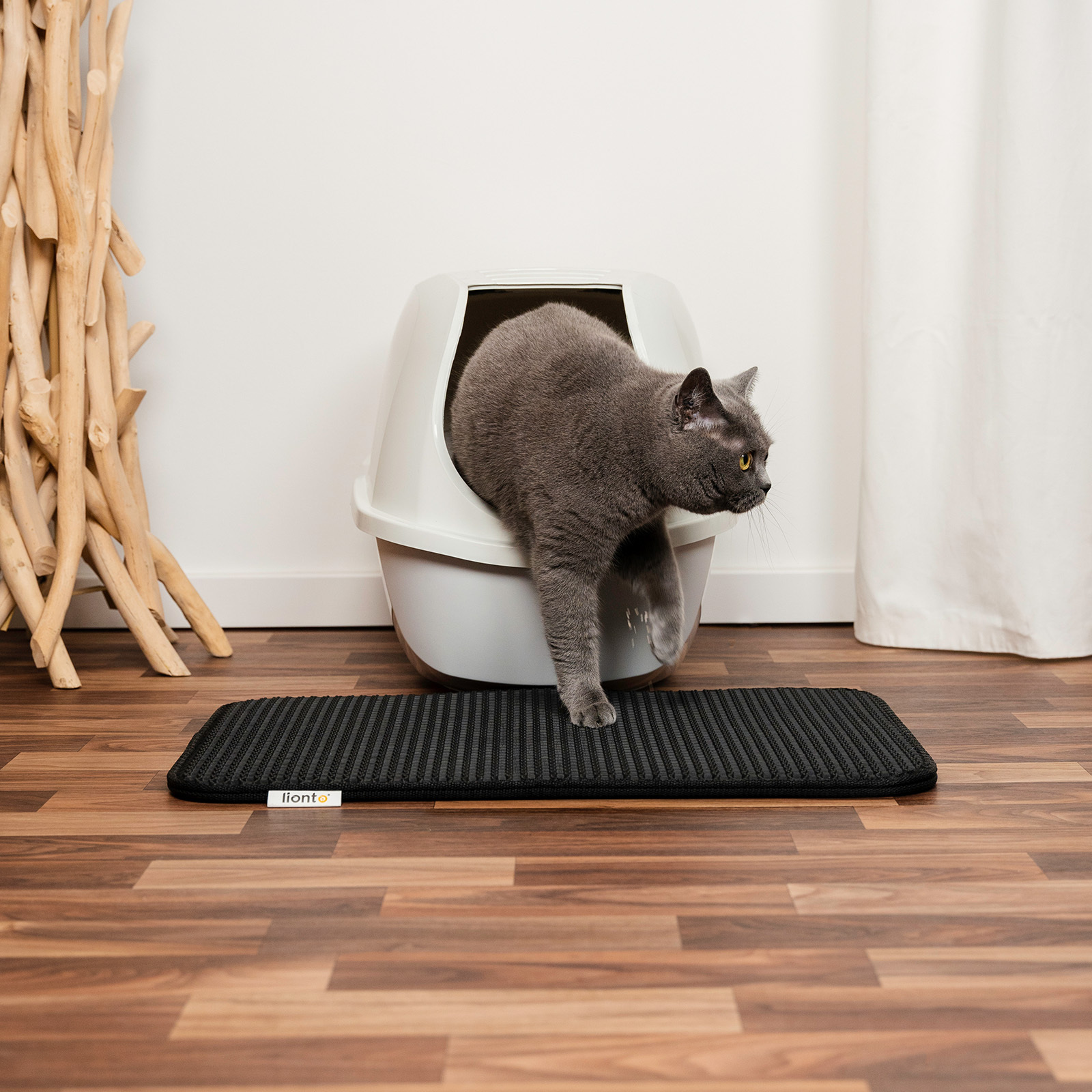 Lionto Toilettenzubehör Lionto doppellagige Katzenstreu-Matte S