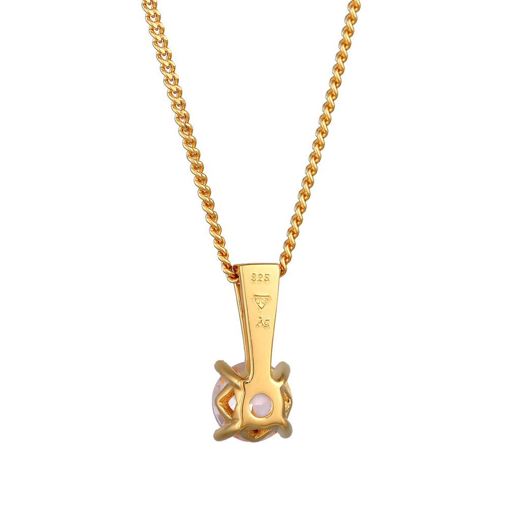 Elli PREMIUM Elli PREMIUM Collier Femmes Pendentif Solitaire Elégant avec pierre précieuse Mor Bijoux
