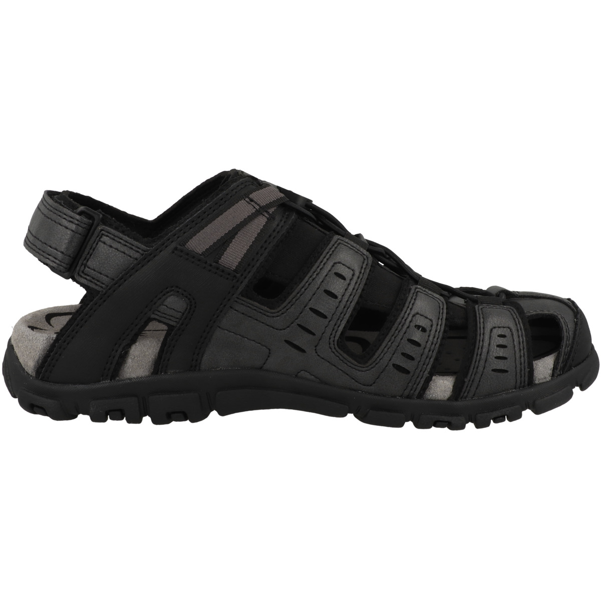 Geox U S.Strada C Sandale schwarz