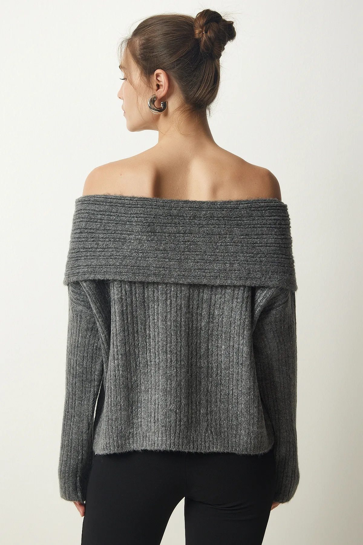 Happiness İstanbul  Pullover - Grau - Regular Fit
