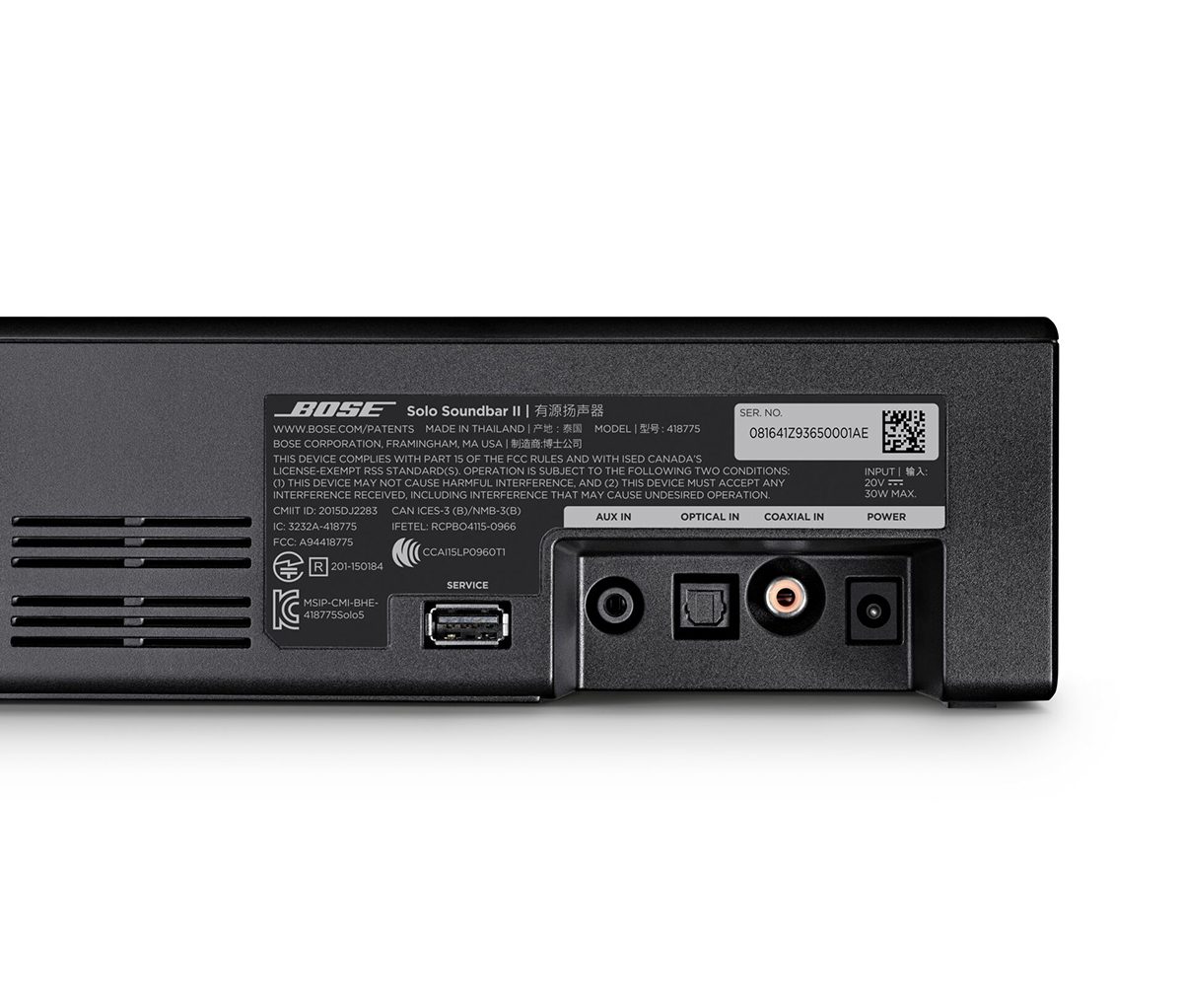Bose Solo Soundbar Series II