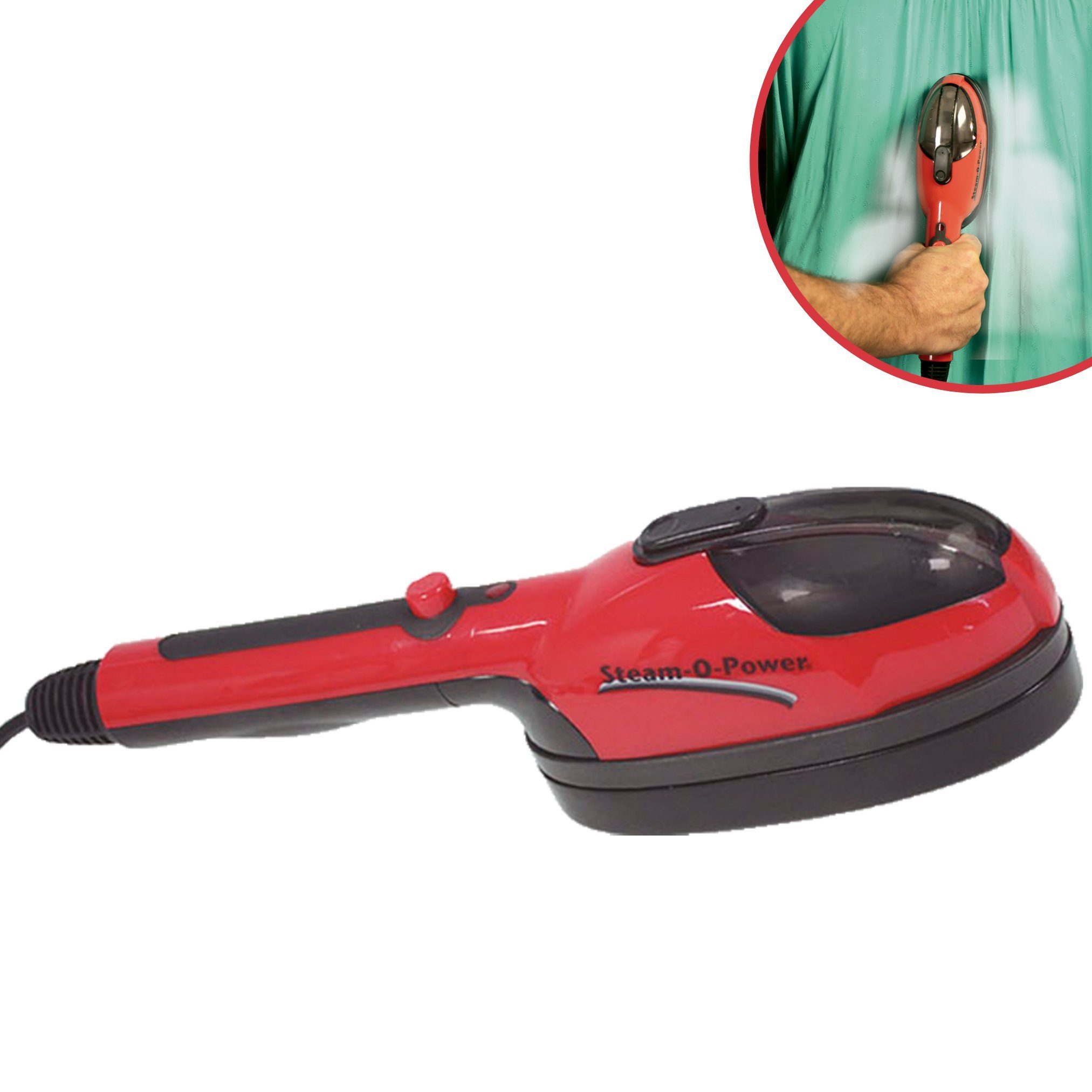 Best Direct® Dampfbürste Steam-O-Power 2 in 1, 770 W, Bügeleisen & Dampfglätter, leicht und kompakt ideal für die Reise