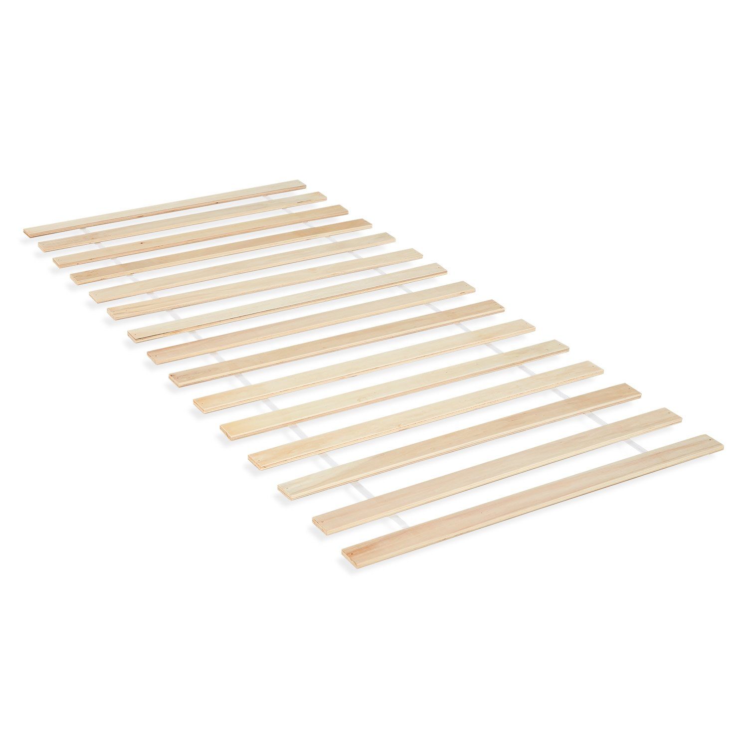 Rollrost Lattenrost 90 x 200 Kiefer Massivholz 15 Latten, Homestyle4u, Kopfteil nicht verstellbar, Fußteil nicht verstellbar
