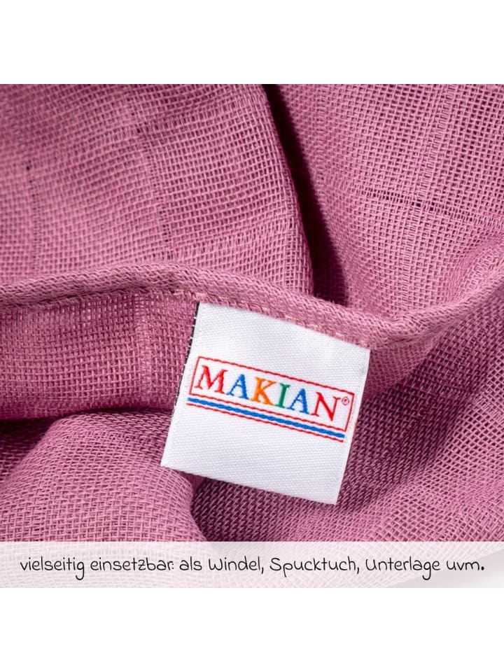 Makian Mullwindel / Mulltuch 8er Pack 80 x 80 cm - Orchidee in rosa,lila günstig kaufen onesize