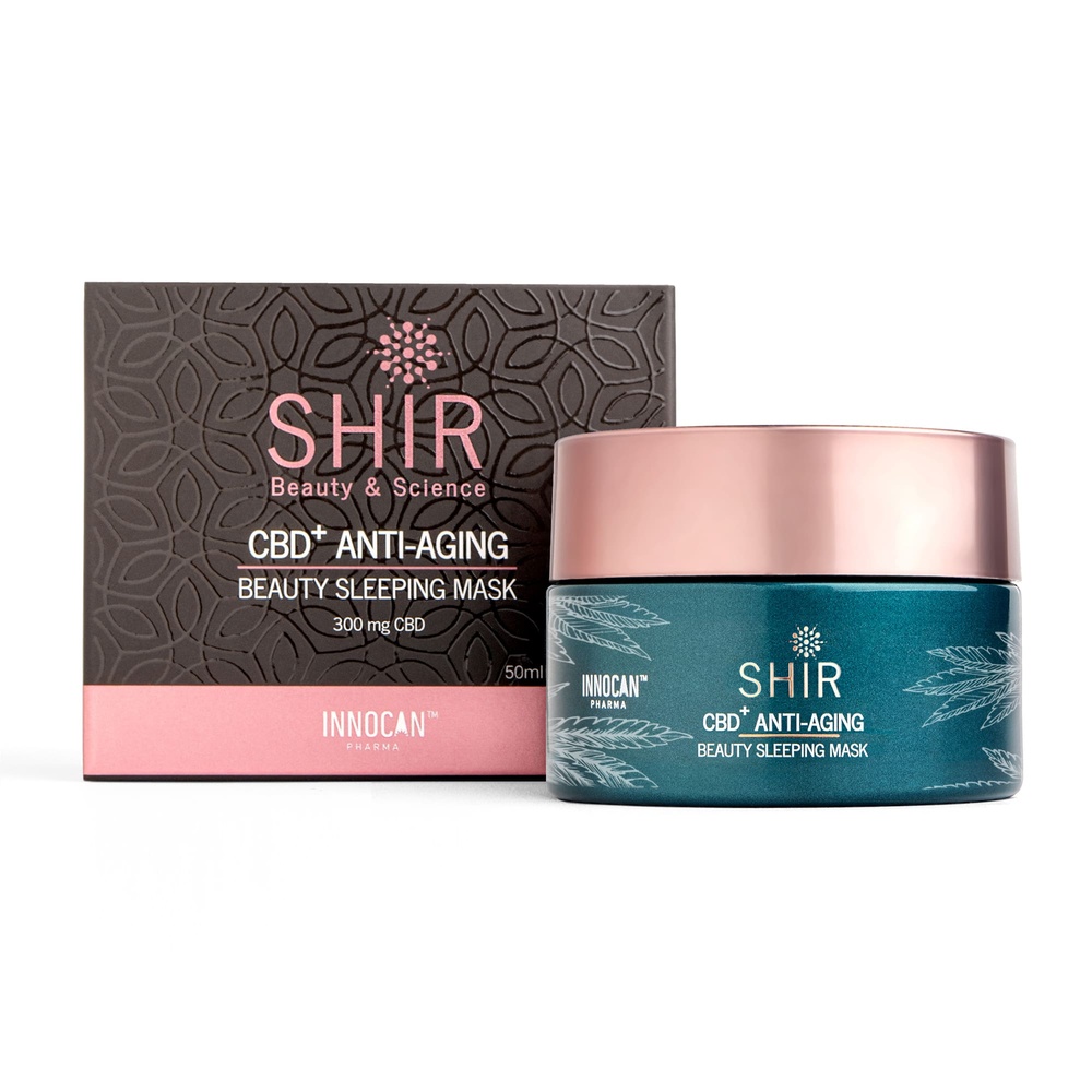 takecare Masque de nuit anti-âge concentré en CBD Masque visage CBD