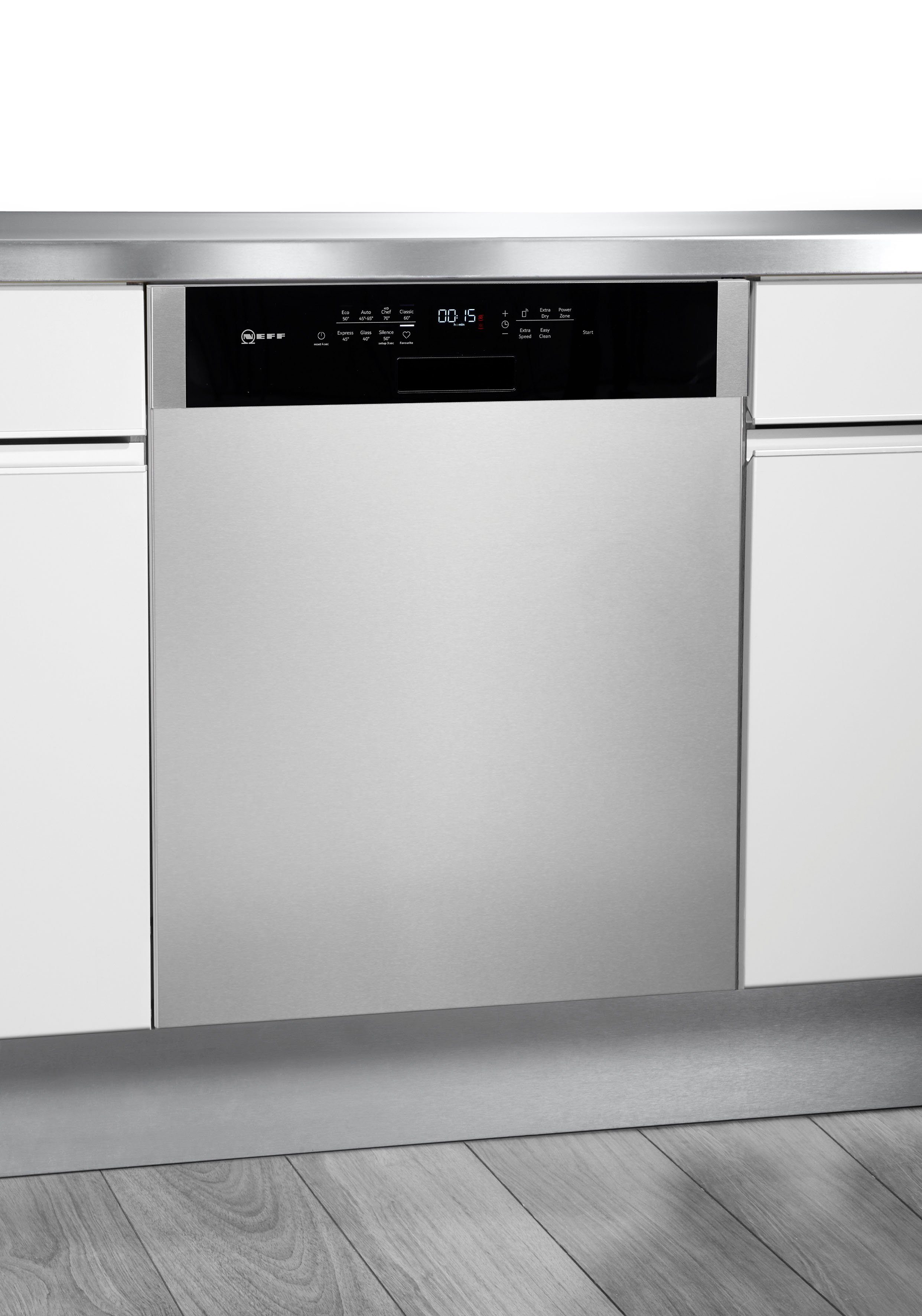 NEFF Unterbaugeschirrspüler, S127EAS39E, 13 Maßgedecke