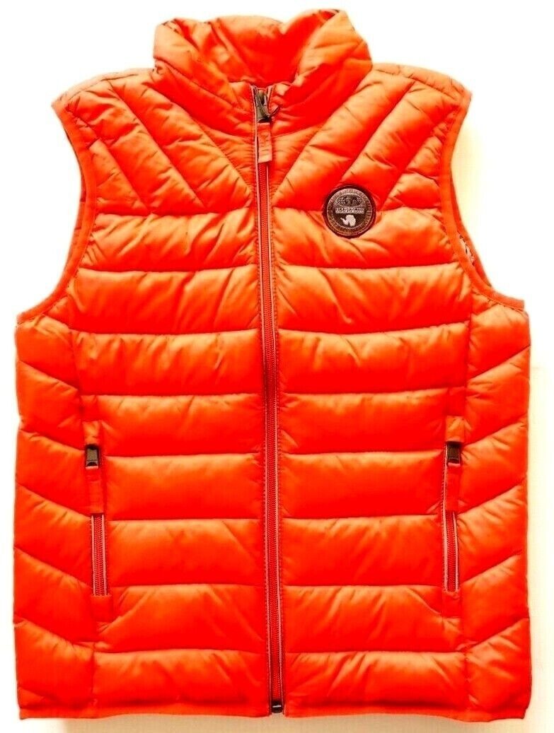 Napapijri Steppweste Napapijri Kinder Weste Jacke, Rot Napapijri Aerons Kinder Jungen Western Jacke
