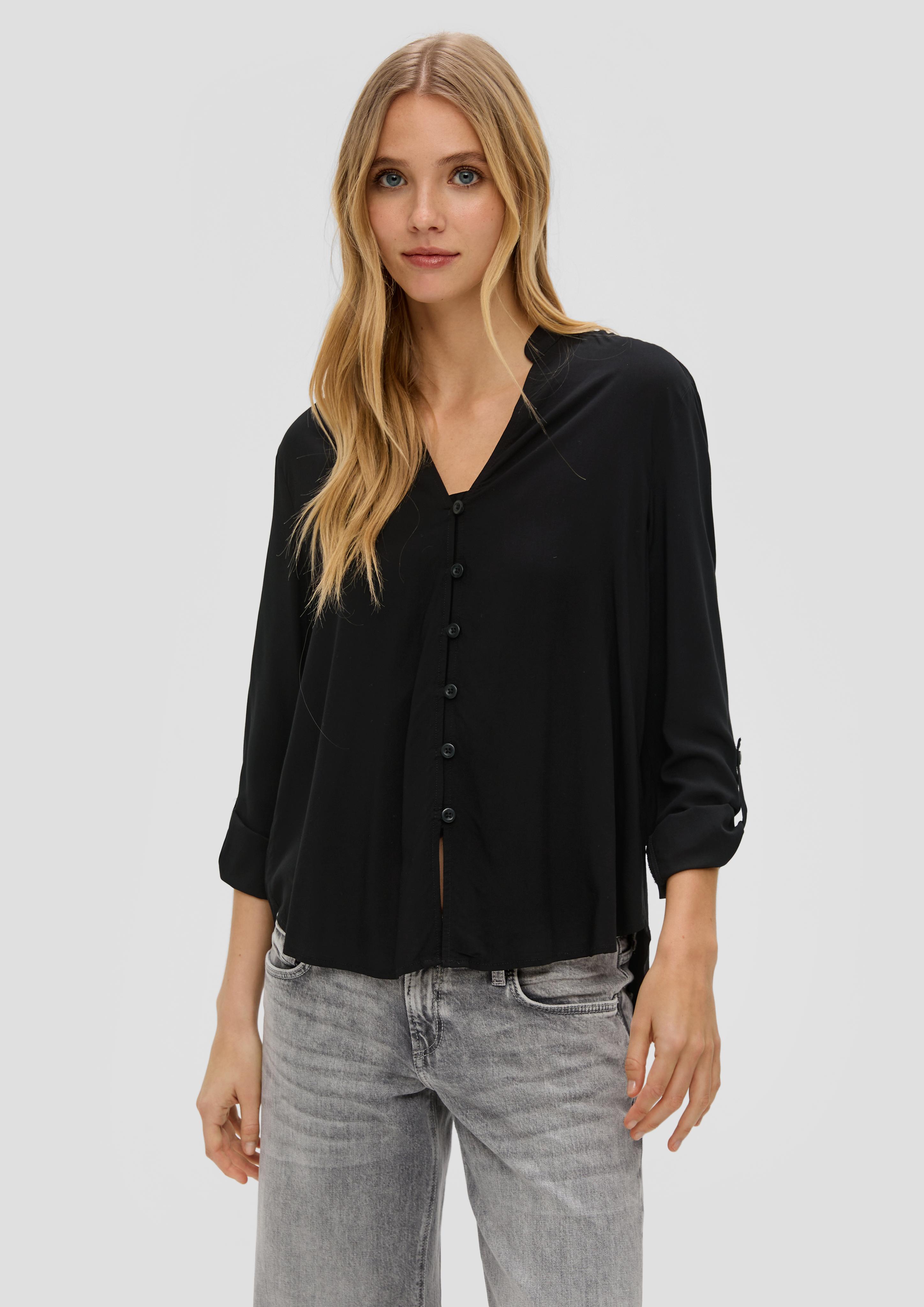 Viskosebluse mit Turn-up-Funktion  2140749-9999