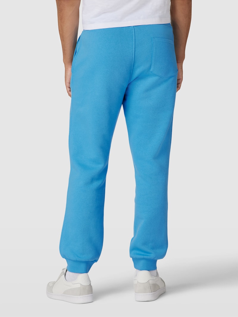 Sweatpants mit elastischem Bund in blau