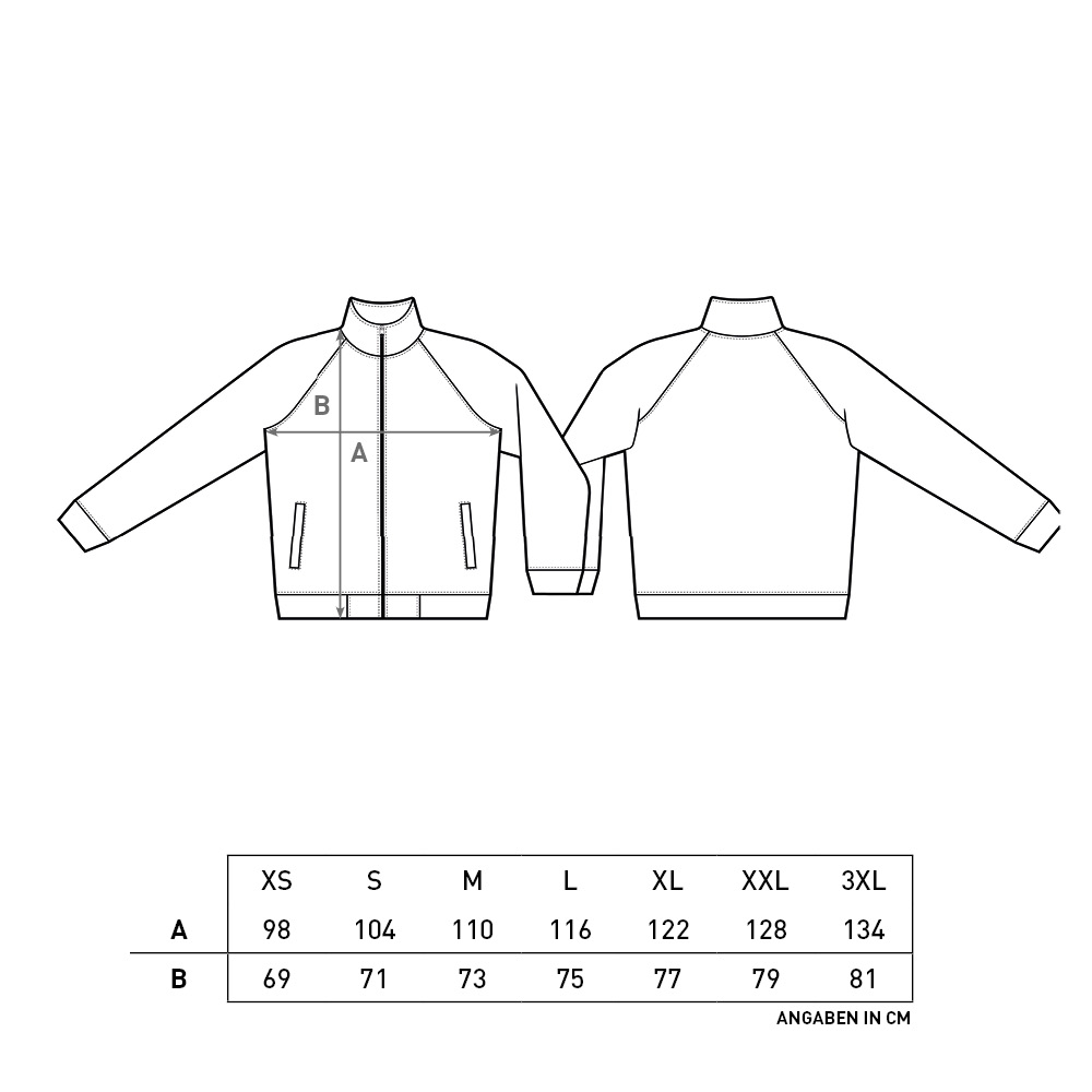 Trainingsanzug Logo PVC Ton in Ton