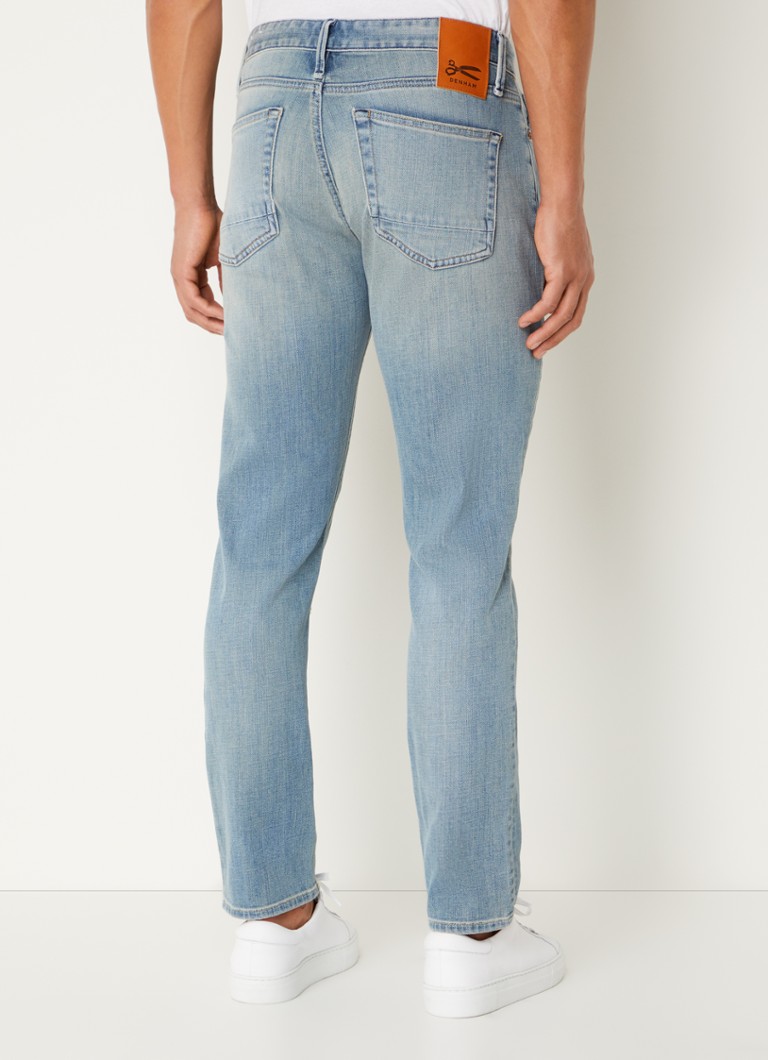 Jeansy Jean Denham Razor, dopasowany krój, jasne kolory