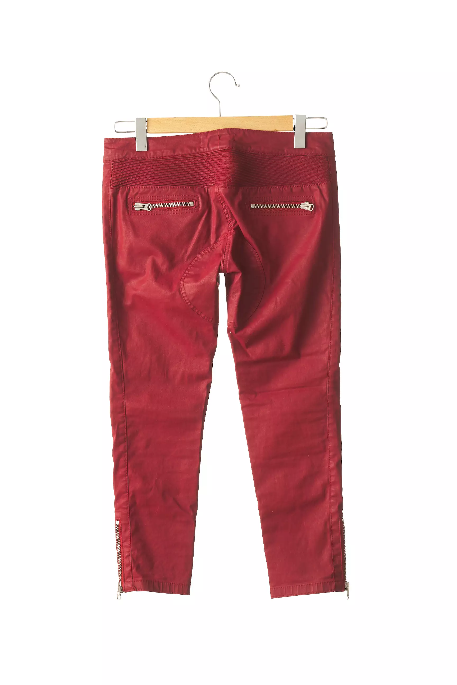 Isabel Marant Pour H M Pantalons Droits Femme couleur rouge