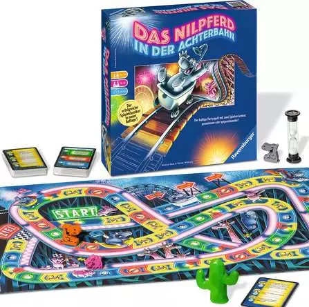 Das Nilpferd in der Achterbahn - Spiel ab 10 Jahren